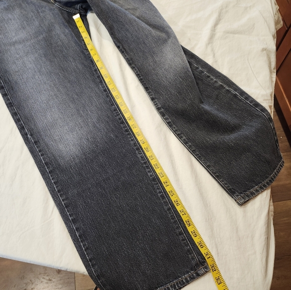 Calvin Klein Black Denim Straight Leg Jeans - Mens Size 34 - Picture 8 of 12